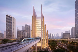 Dubayda dunyodagi eng baland metro bekati quriladi