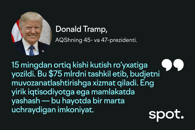 aqsh, donald tramp, oltin karta