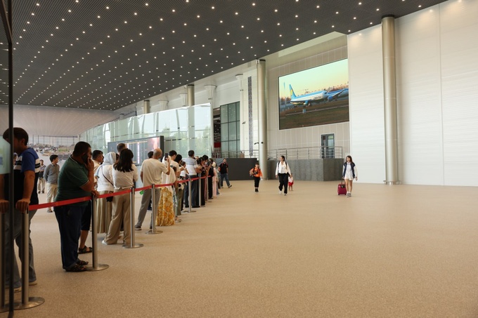 aeroport, rekonstruksiya, toshkent aeroporti, uchib kelish zali, uzbekistan airports