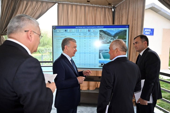 гидроэлектростанция, кашкадарья, шавкат мирзиеев