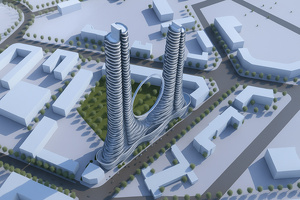 Toshkent markazida qiymati $175 mlnlik ikki minorali osmono‘par bino qurish taklif etilmoqda