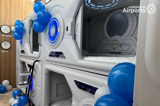 uzbekistan airports, аэропорт ташкента, капсульный отель