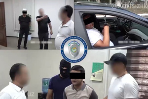 СГБ задержала хокима Шараф-Рашидовского района и зампрокурора Гулистана по делу о взятке