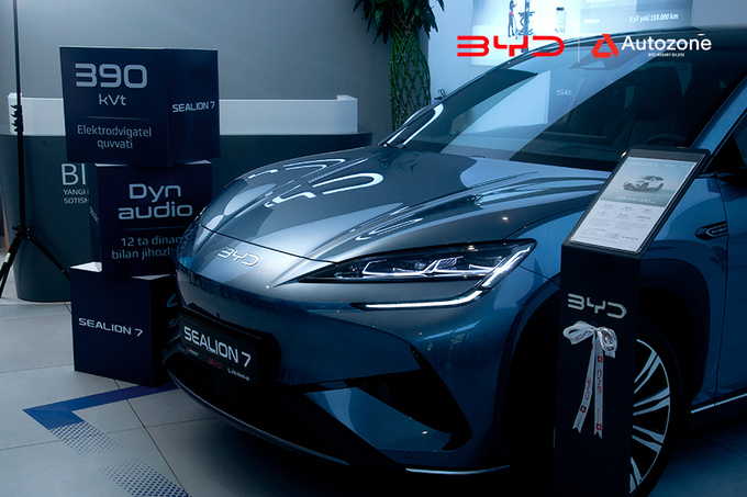 byd, byd autozone, реклама, BYD SEALION 7