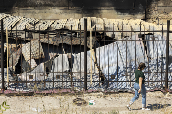 базары, пожар, уч кахрамон