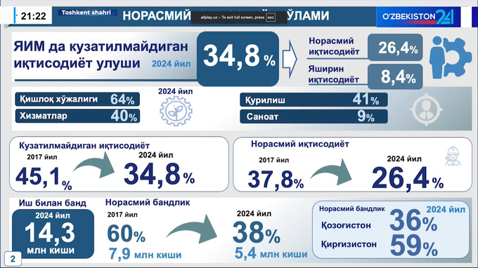 теневая экономика, занятость