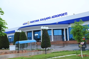 В международном аэропорту Ферганы открылся новый зал вылета. Фото