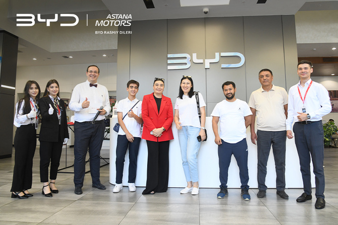 byd astana motors, реклама