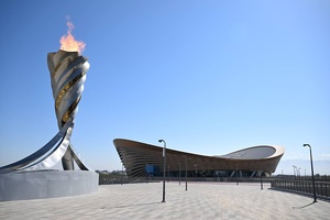 Toshkentda $290 mlnlik Olimpiya shaharchasi qurilishi yakunlandi. Foto