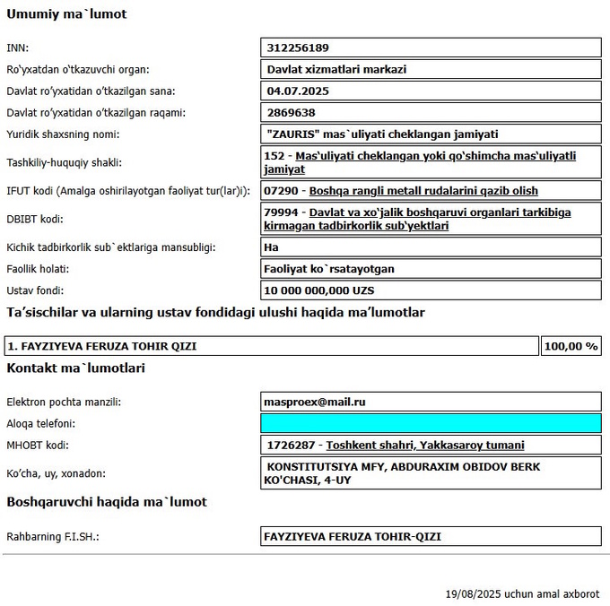аукцион, золото, навоийская область
