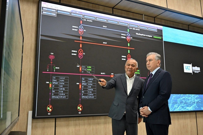 гидроэлектростанция, наманган, шавкат мирзиеев