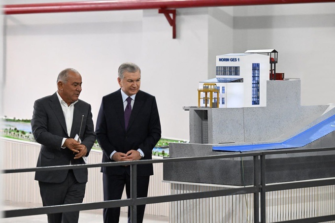 гидроэлектростанция, наманган, шавкат мирзиеев