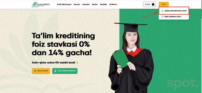 qo'llanma, talaba, ta’lim krediti