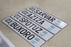 В Узбекистане разрешили использовать имена в качестве номера автомобиля