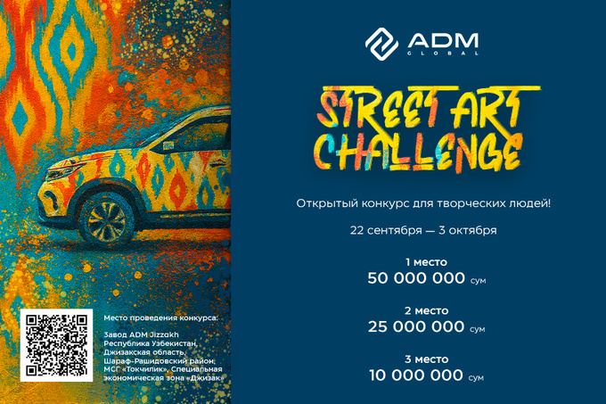 ADM Street Art Challenge: стартовал открытый конкурс для муралистов