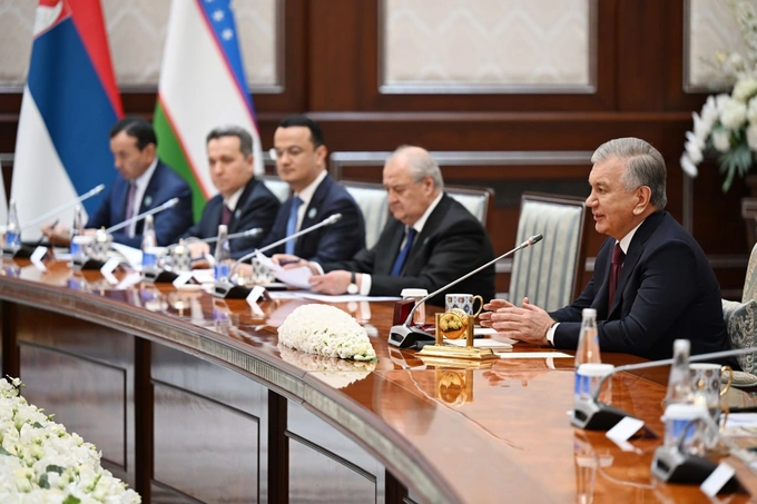 александр вучич, сербия, шавкат мирзиеев