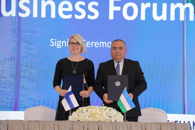 biznes forum, finlyandiya, hamkorlik, prezident, shavkat mirziyoyev