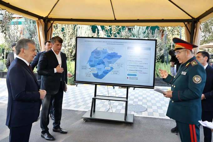 avtobus, brt, jamoat transporti, prezident, shavkat mirziyoyev, shota rustaveli