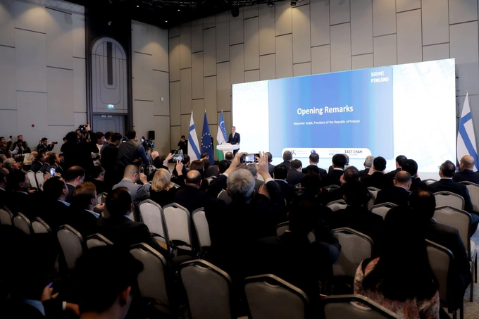 biznes forum, finlyandiya, hamkorlik, prezident, shavkat mirziyoyev