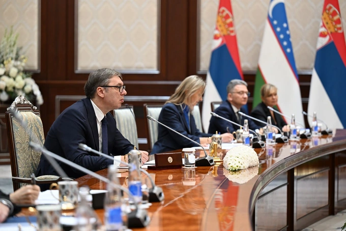 александр вучич, сербия, шавкат мирзиеев