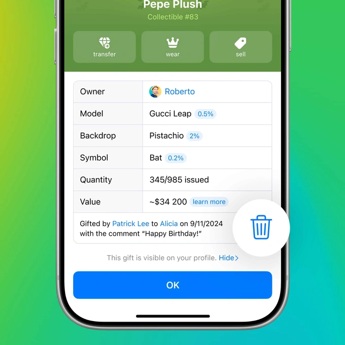 telegram, обновление