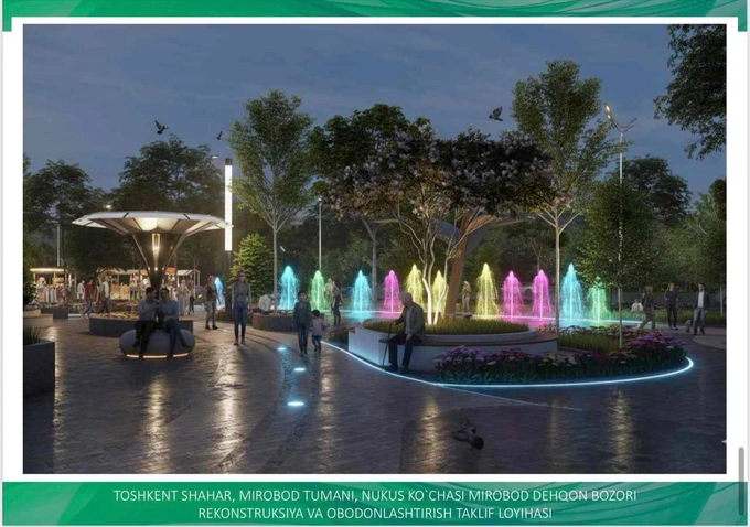 реконструкция, рынок мирабад, ташкент, торговля