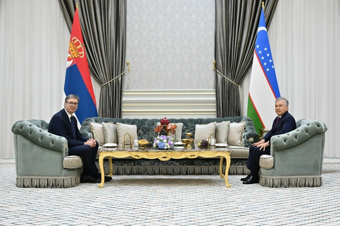 александр вучич, сербия, шавкат мирзиеев