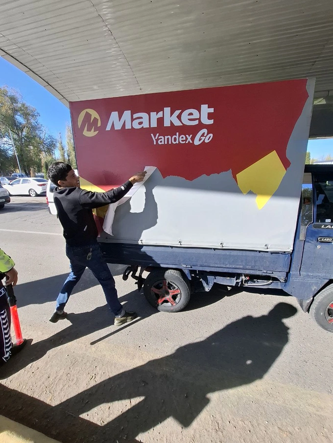 вывески, незаконная реклама, хокимият ташкента