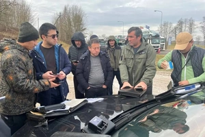 Более 150 узбекистанских грузовиков выехали из Литвы и Беларуси через Латвию