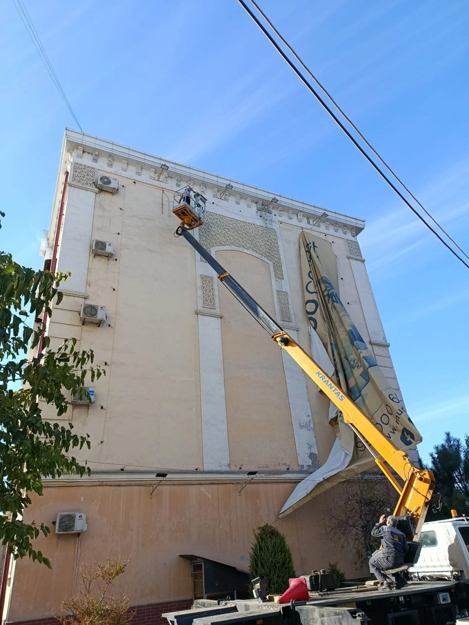 вывески, незаконная реклама, хокимият ташкента