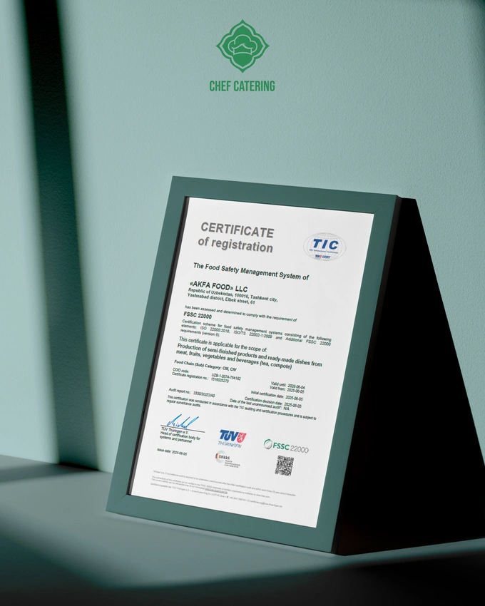 chef catering, реклама