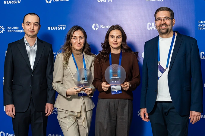 InfinBANK получил две награды от CX Banking Index в номинациях «P2P-переводы» и First Impression