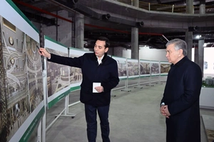 Yangi Toshkentda qiymati $200 mlnlik Yangi O‘zbekiston universiteti qurilmoqda. Foto