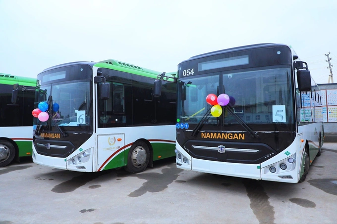 avtobus, avtobuslar, jamoat transporti, namangan, xitoy