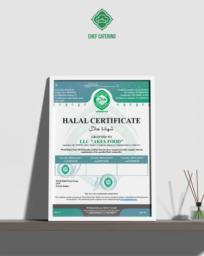 chef catering, реклама