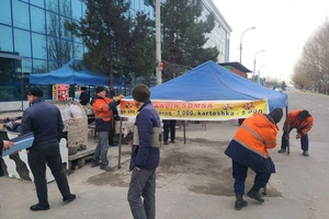 Toshkentda noqonuniy reklama qurilmalari demontaj qilinmoqda