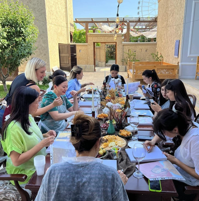 ayol tadbirkor, delya haydarova, master klass, masterskaya, mural