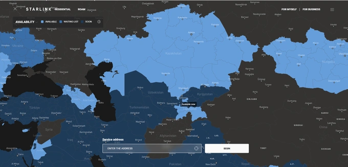 starlink, tojikiston