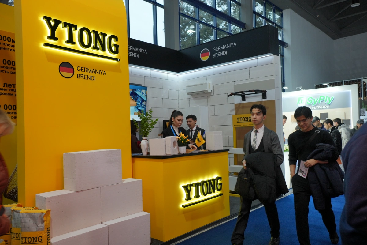 YTONG представил инновационный автоклавный газобетон на выставке UzBuild 2026
