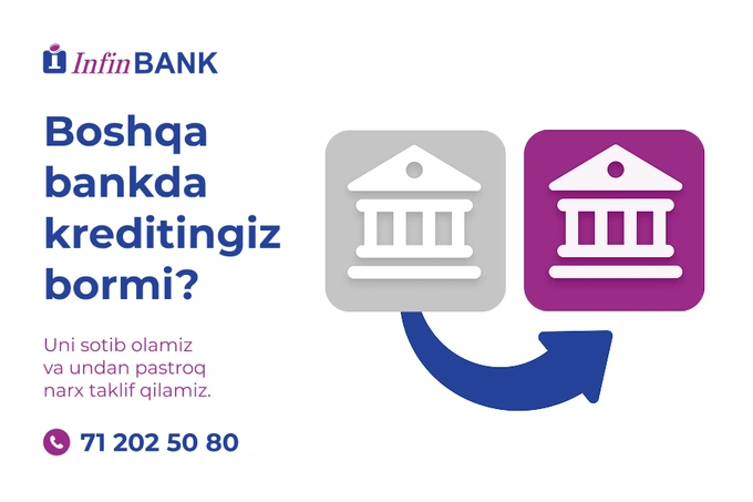InfinBANKdan qayta moliyalashtirish: kichik va o‘rta biznes uchun kamroq to‘lovlar va ko‘proq imkoniyatlar
