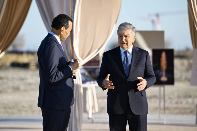 новый ташкент, фонтан, шавкат мирзиеев