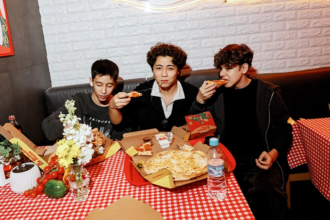 bellissimo pizza, reklama