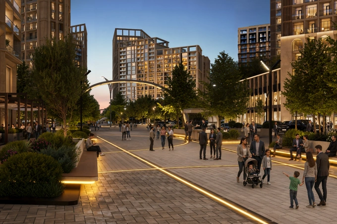 apex development, mirabad square, реклама