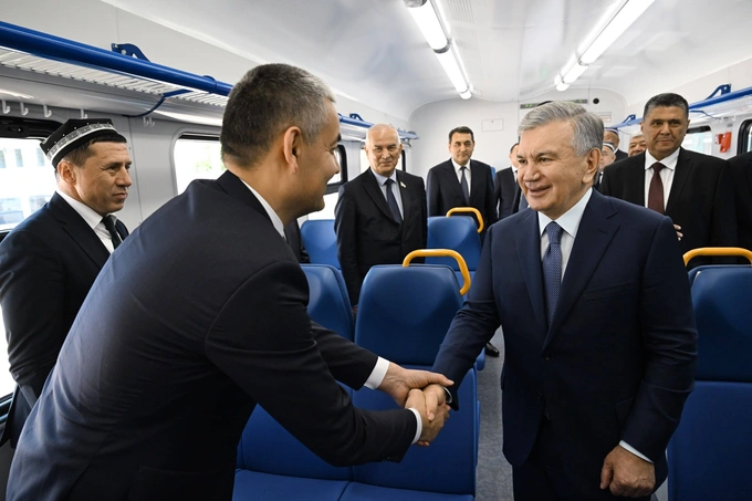 elektropoyezd, marg'ilon, prezident, qo'qon, shavkat mirziyoyev, temir yo‘l