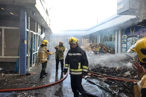 В Ташкенте произошел пожар на рынке «Бешкурган» в районе Ипподрома