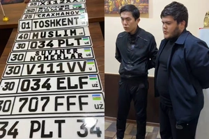 Samarqandda soxta avtoraqam yasab sotgan shaxslar aniqlandi