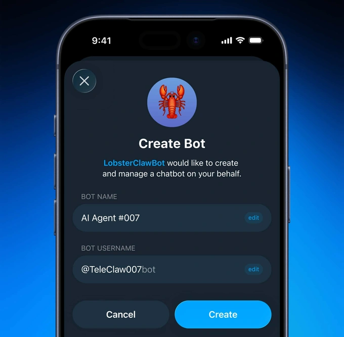 telegram, обновление