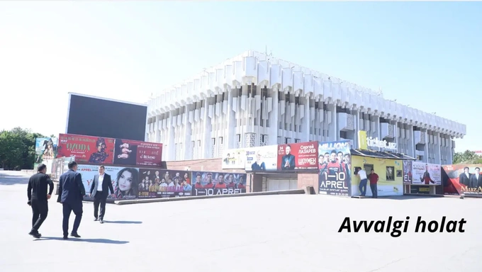 незаконная реклама, ташкент