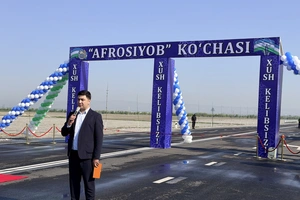 В Самаркандской области открылась объездная дорога вокруг Иштыхана