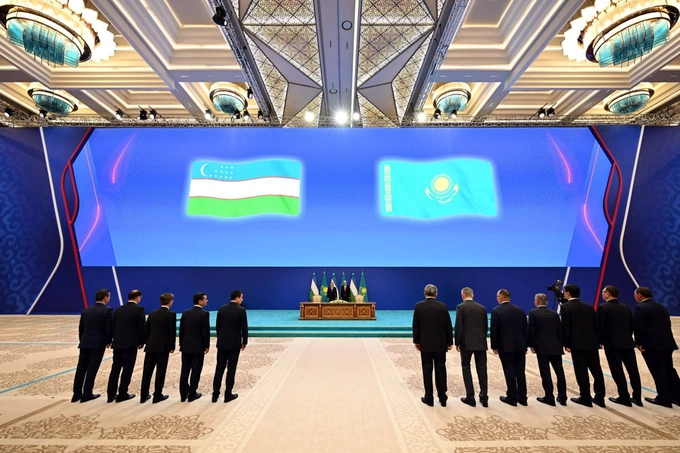qozog‘iston, shavkat mirziyoyev, prezident, qasim-jomart toqayev, jamshid xodjayev, serik jumangarin, investitsiya, savdo